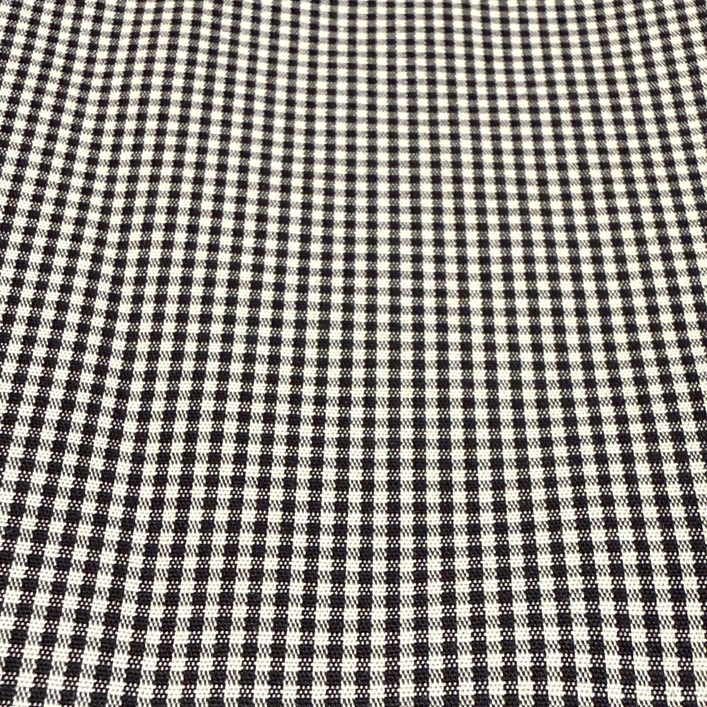 Men's Button-Down Dress Shirt in Black and White Micro-Check, NWT - Picture 5 of 5